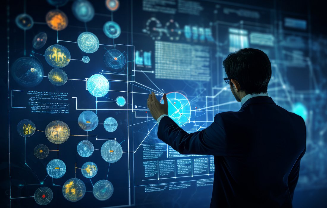 businessman-working-futuristic-office