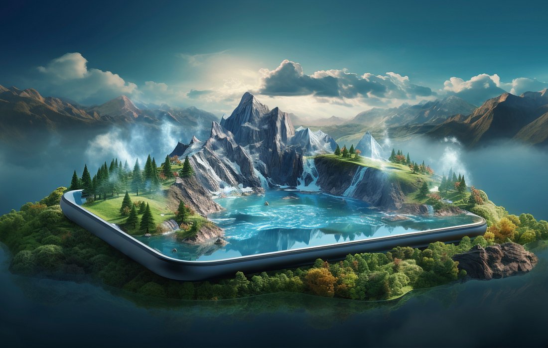 modern-smartphone-with-live-abstract-wallpaper-coming-out-screen